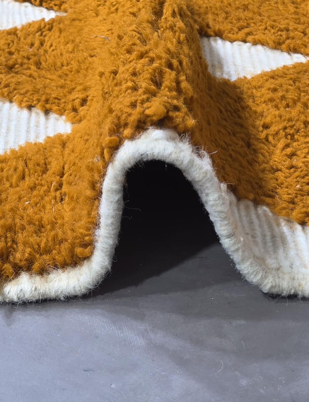 Tapis Berbère Moutarde - 300 x 250 cm