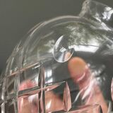 19th century cut crystal shell globe