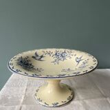 Compotier on pedestal XIXth Terre de Fer L. Chanut Paris