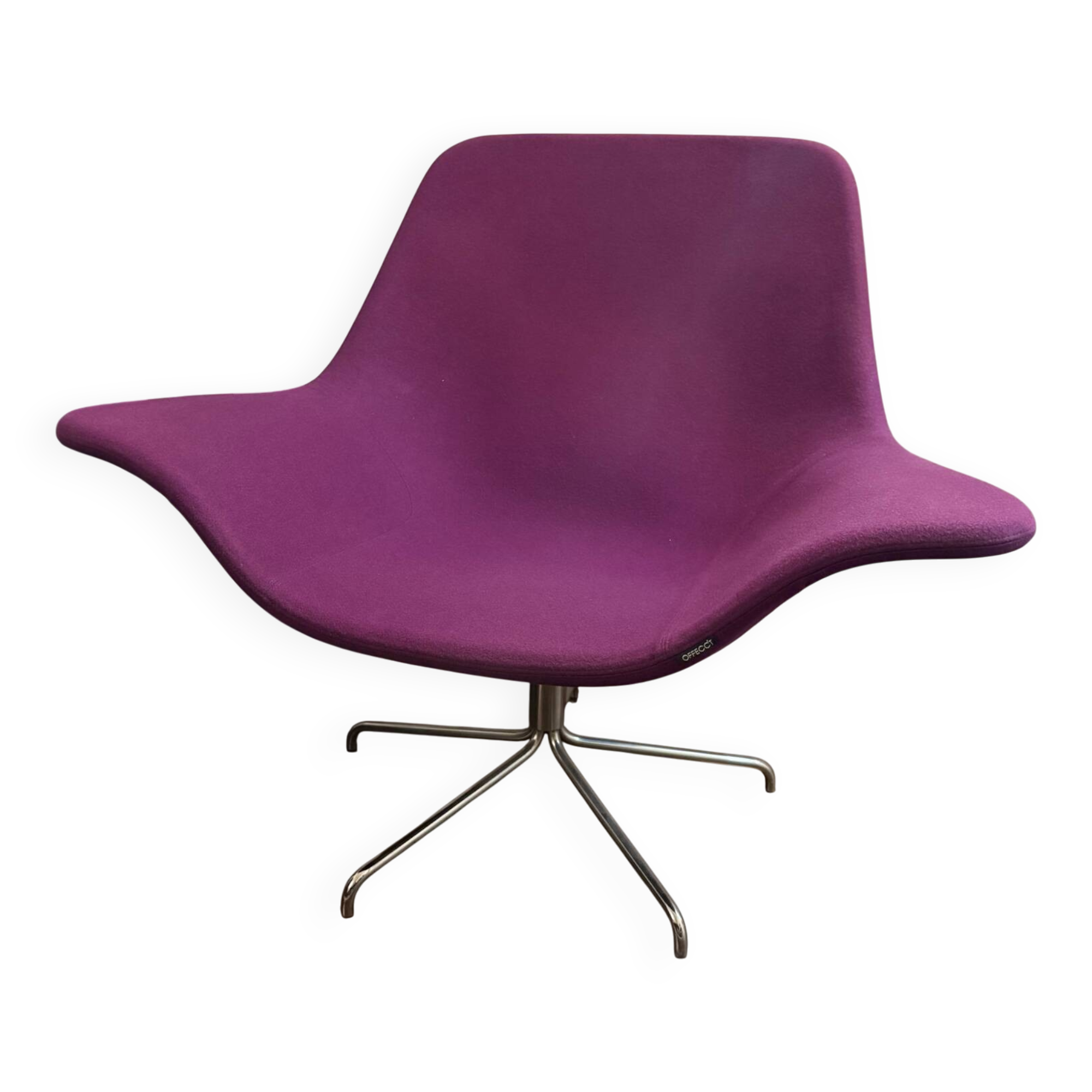 Fauteuil bas Oyster par Michael Sodeau pour Offect