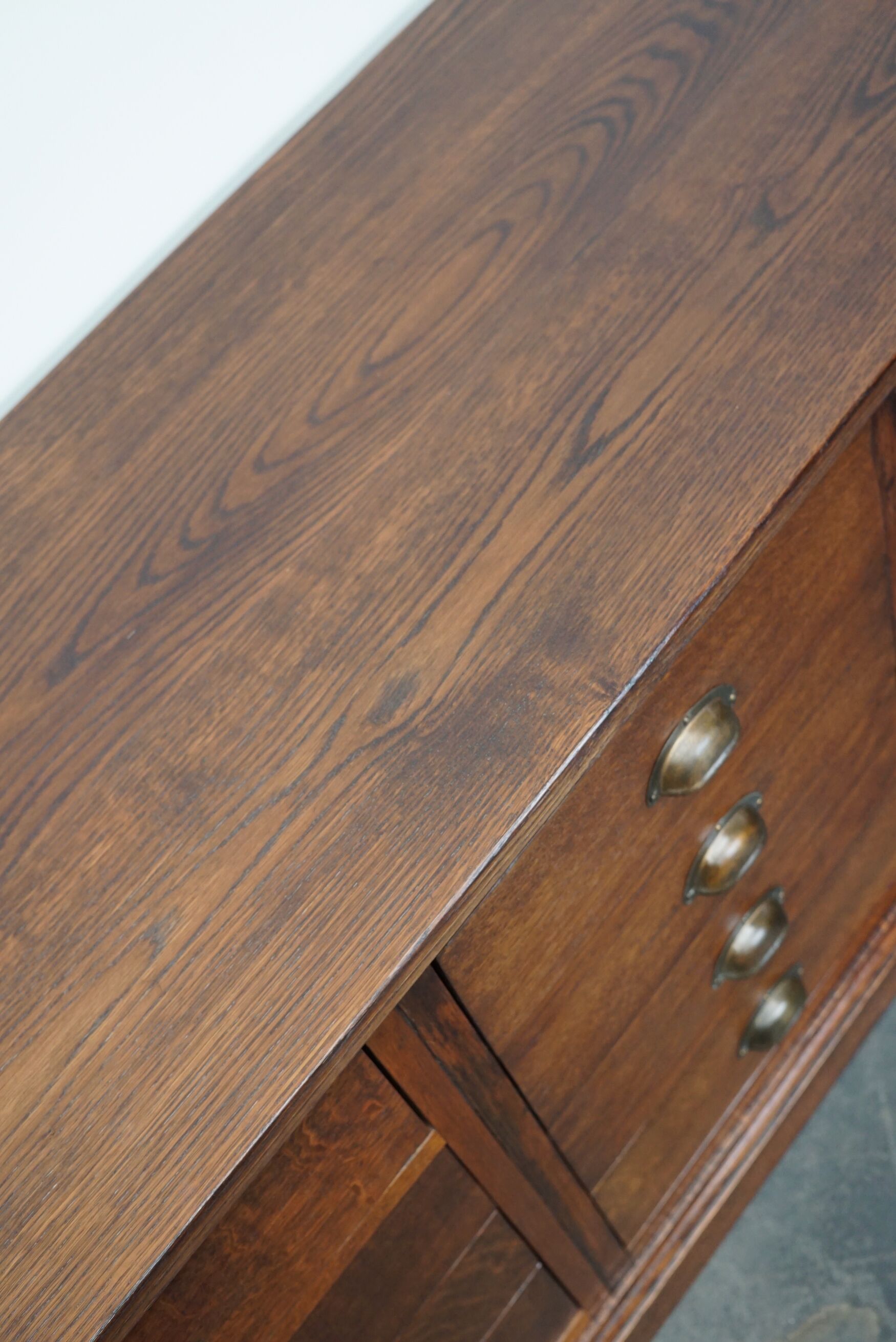 Dutch oak apothecary cabinet, 1930s