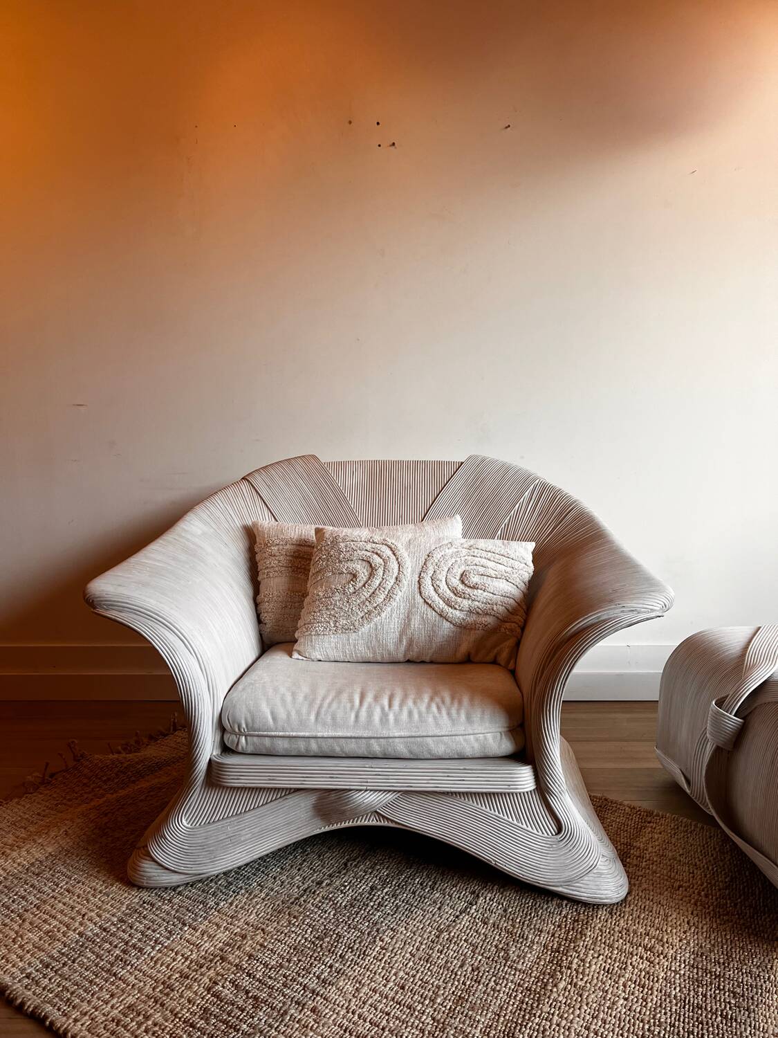 Betty Cobonpue Scultura rattan fauteuil 80’s