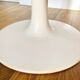 Table réglable pied tulipe