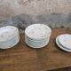 Set of Cérabel porcelain soup and dinner plates from Baudour