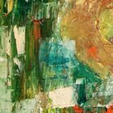 Vintage abstract painting