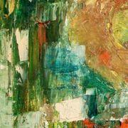 Vintage abstract painting