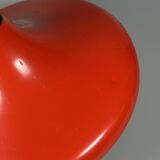 Lampe de plafond Erco Lightning des années 1960 et 1970 en aluminium métallique