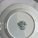 Set of four flat plates from English earthenware.