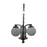 Art Deco 3-flamming Chandelier, 1920s