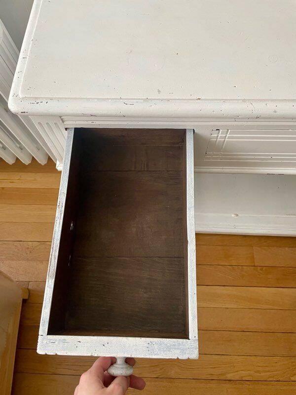 Parisian buffet in restored solid wood