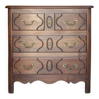 Wooden chest of drawers, storage furniture, antique furniture, Parisian chest of drawers.