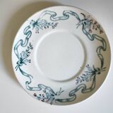 Polychrome iron earthenware saucer