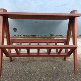 Teak magazine holder 60s