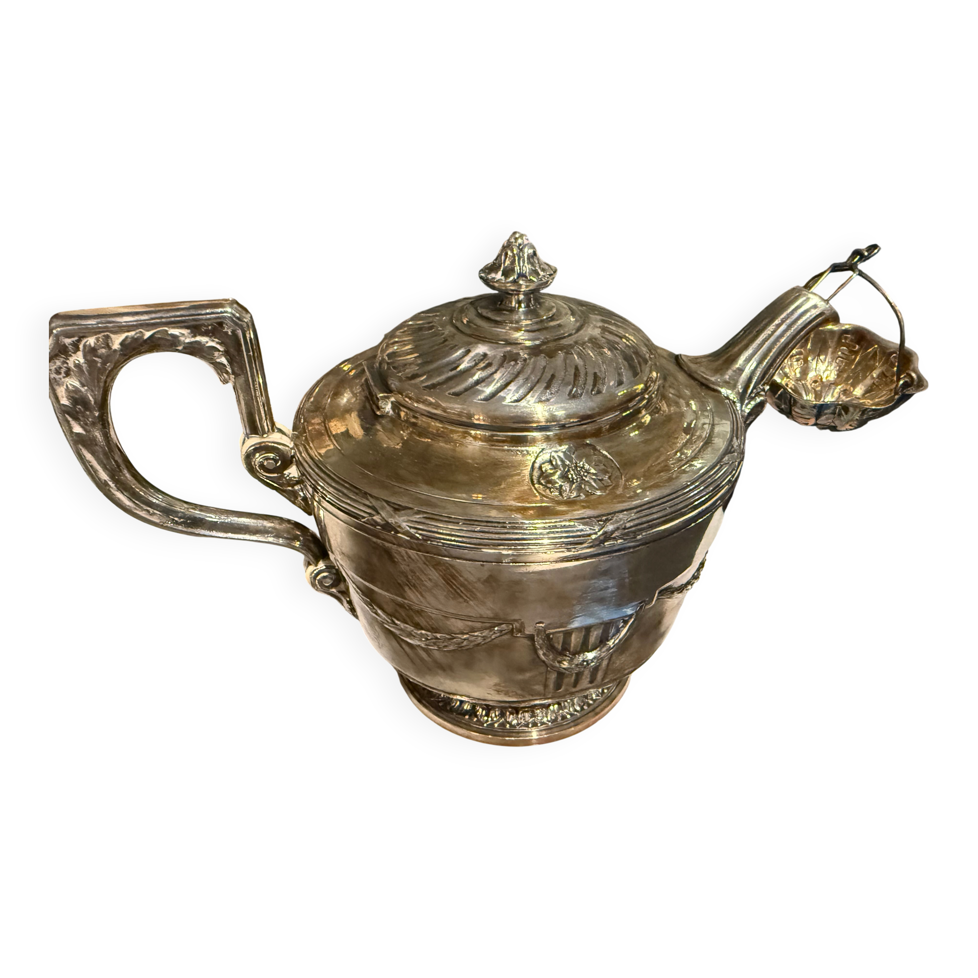 Silver-plated teapot