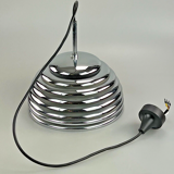 Kazuo Motozawa Saturno chrome design pendant light from the 60s