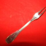 12 silver-plated snail forks with case