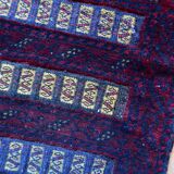 Vintage afghan Baluch handmade carpet, 1970s, 35cm x 50cm
