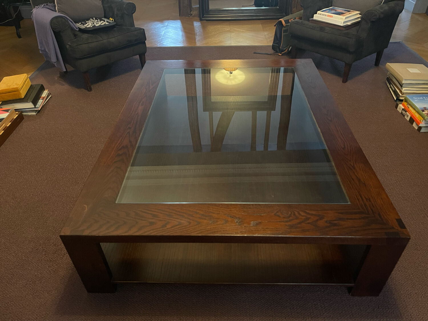 Table basse bois palissandre
