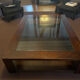 Table basse bois palissandre