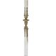 Onyx, bronze and gilded brass floor lamp