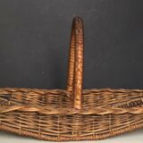 Rectangular wicker basket