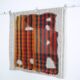 Tenture Murale Tissée Abstraite, Art Textile Fait Main, 105x112 Cm