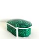 Malachite style porcelain box