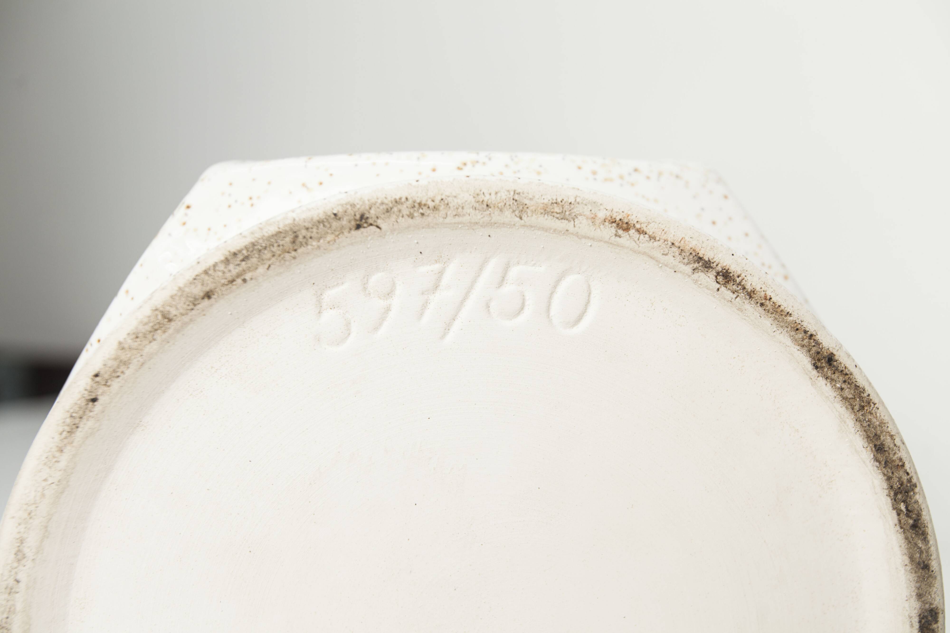 Grand vase céramique 1960 allemand 50cm