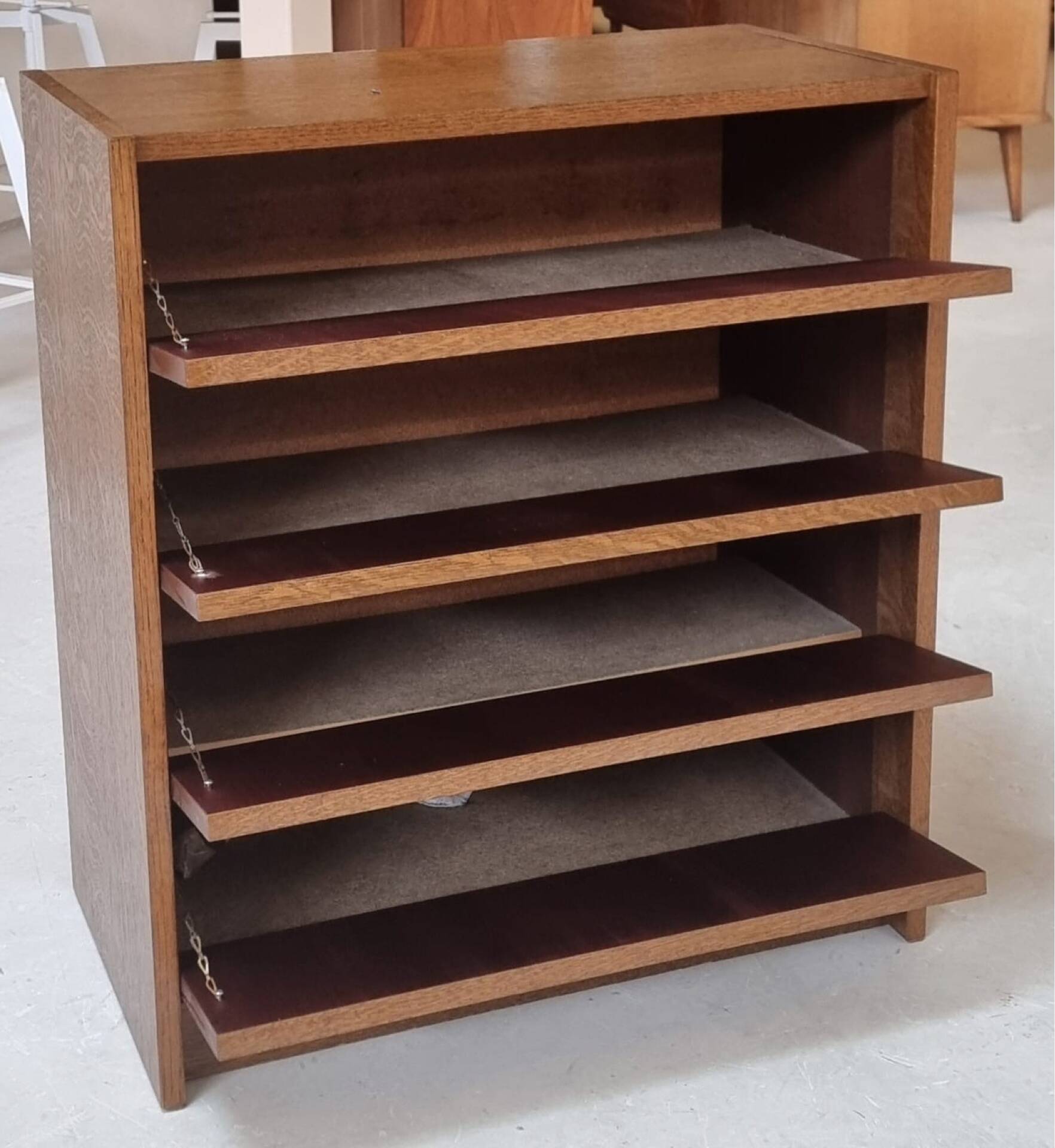 Mid-century shoe cabinet
