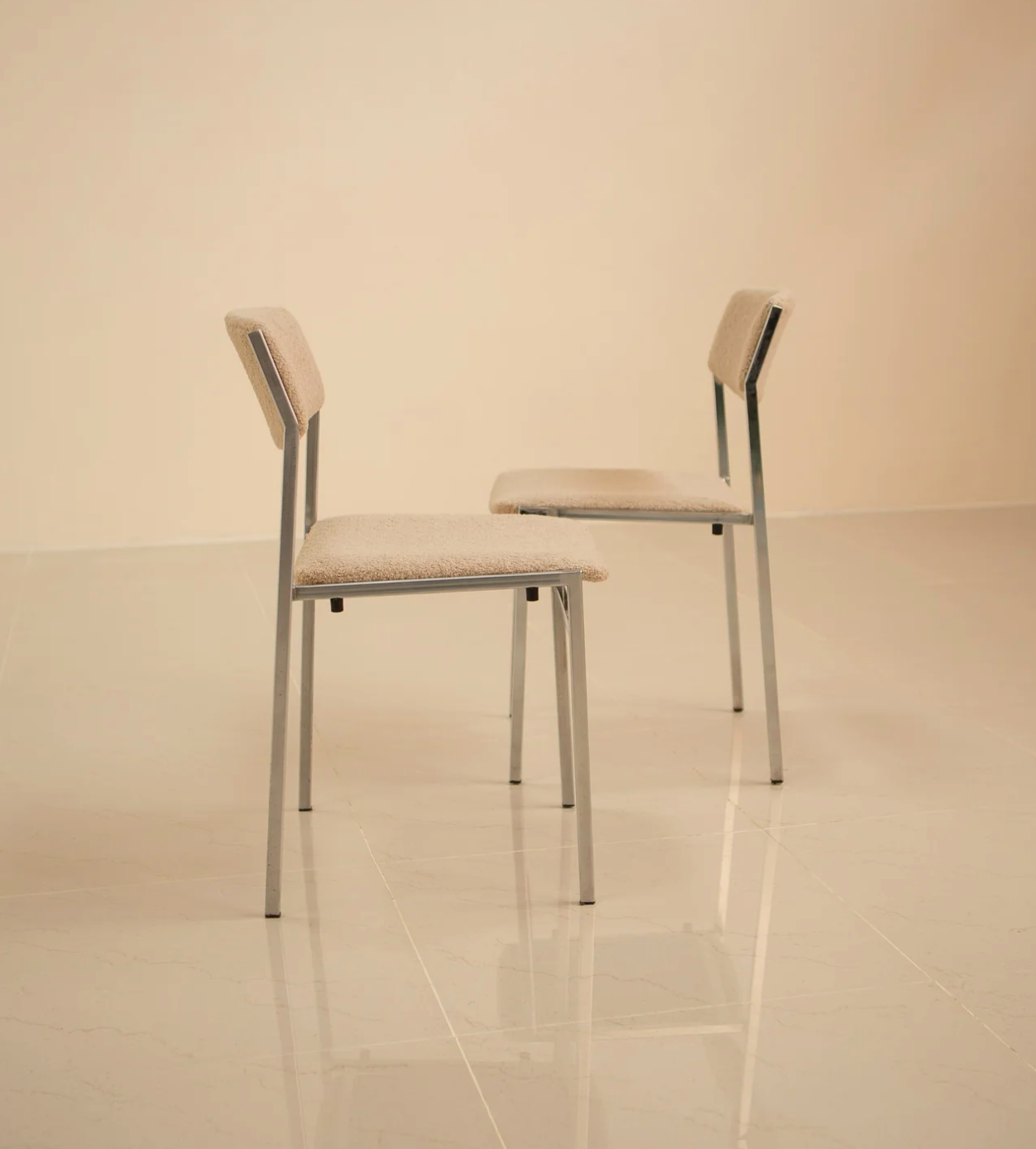 Pair of chairs by Gijs van der Sluis 60's
