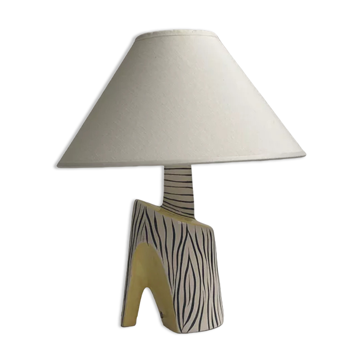 Vintage 1950s ceramic lamp