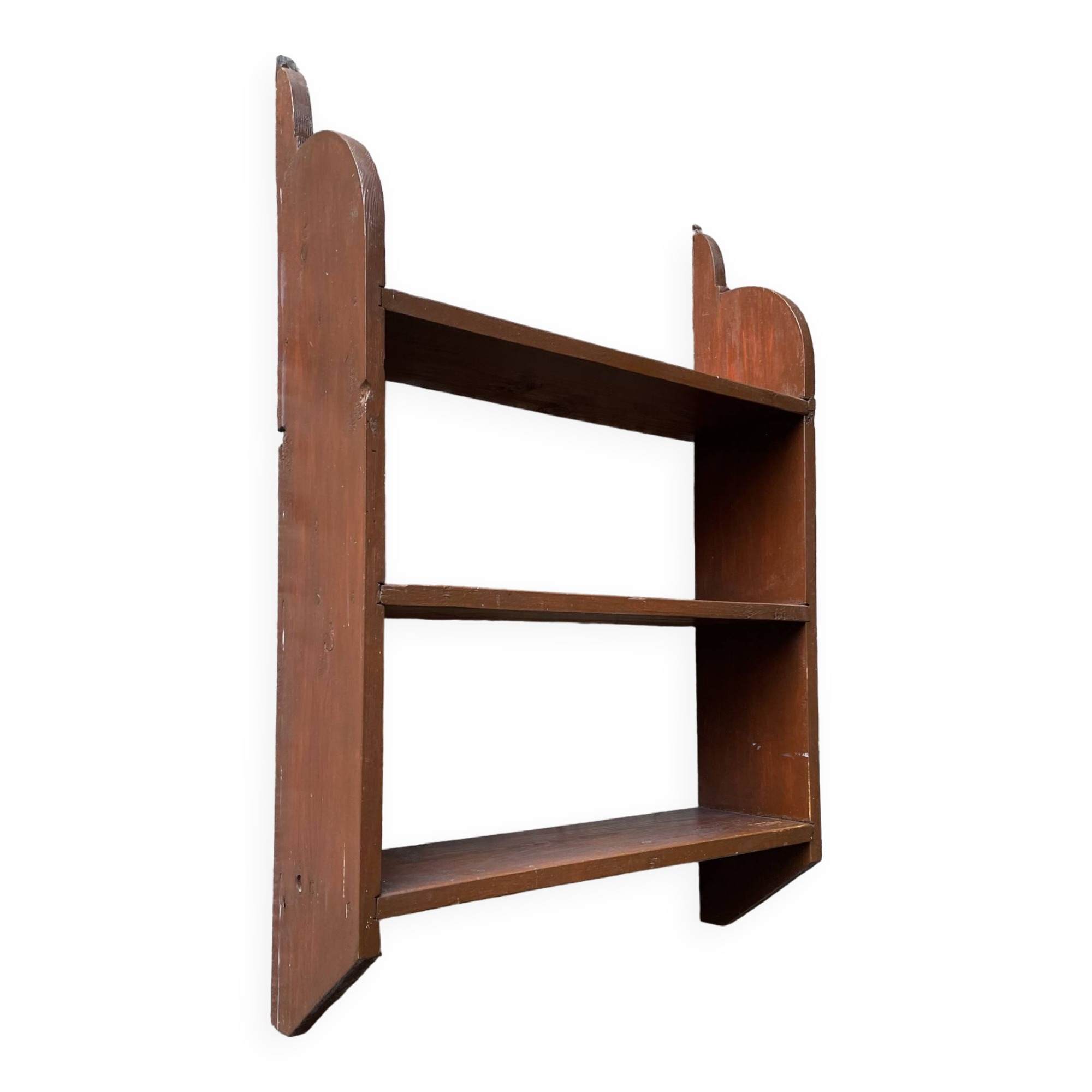 Old wooden wall shelf