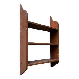 Old wooden wall shelf