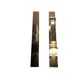 Wall lamps (2) - design Stéphane Davidts - brushed steel - Belgium - 80's