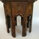 Table a the syrian travel middle east marquetry inlay 19th