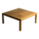 Table basse minimaliste de Van den Berghe - Pauvers, Belgique 1970
