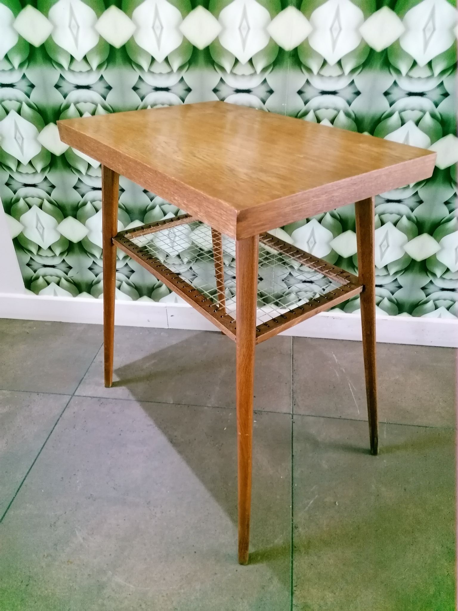 Table basse vintage, d'appoint, tchèque, Dřevopodnik Holešov
