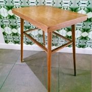 Table basse vintage, d'appoint, tchèque, Dřevopodnik Holešov