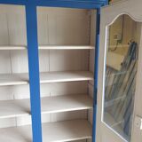 Blue bookcase