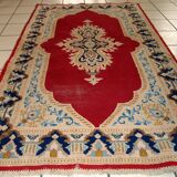 Tapis Vintage Kerman en Laine, Années 1970, Élégance Classique du Moyen-Ori