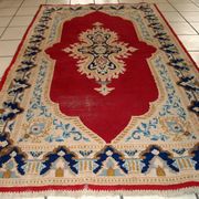 Tapis Vintage Kerman en Laine, Années 1970, Élégance Classique du Moyen-Ori