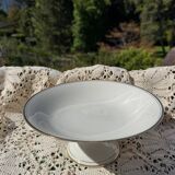 Porcelain fruit bowl, gilded