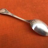 Antique dessert spoon by Orfèvre Cailar Bayard, Empire model.
