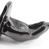 Black hand soap holder