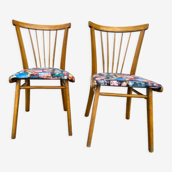 Paire de chaises scandinaves