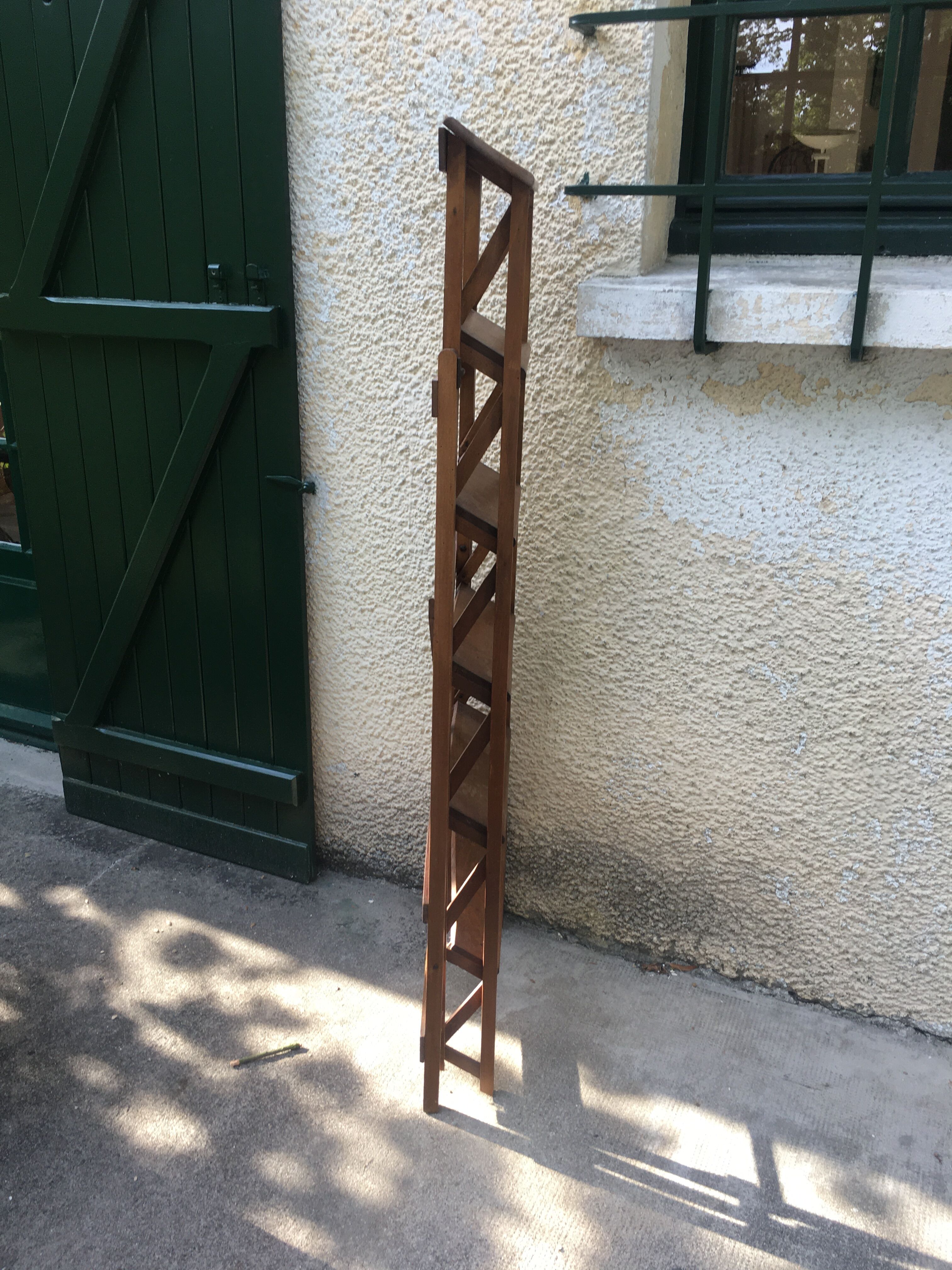 Wooden stepladder