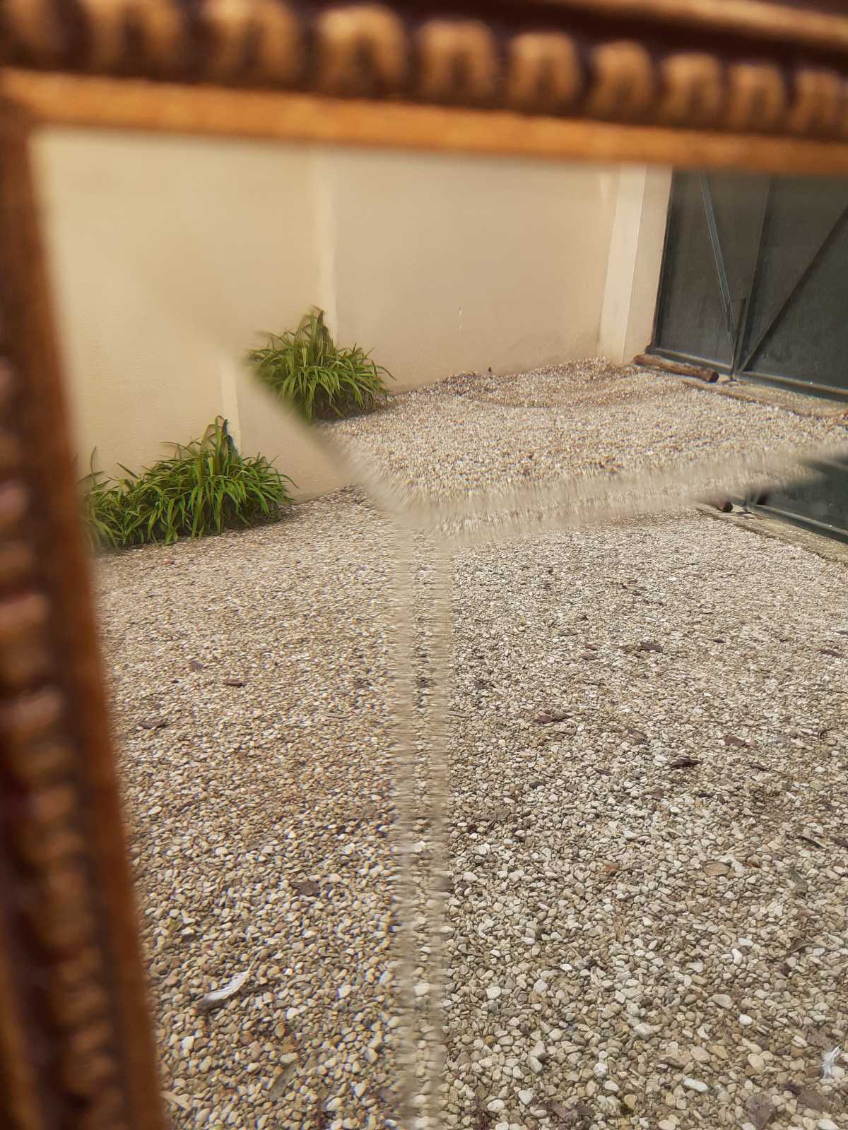 Bevelled mirror 87 x 67cm