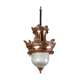 Copper chandelier