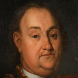 Portrait d’un homme en armure du 18ème siècle