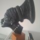Portrait of an African woman tribal art